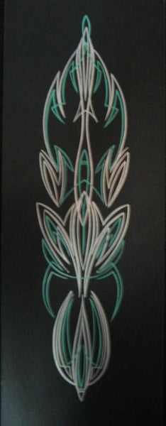 Holz-Panelen - Pinstriping 4