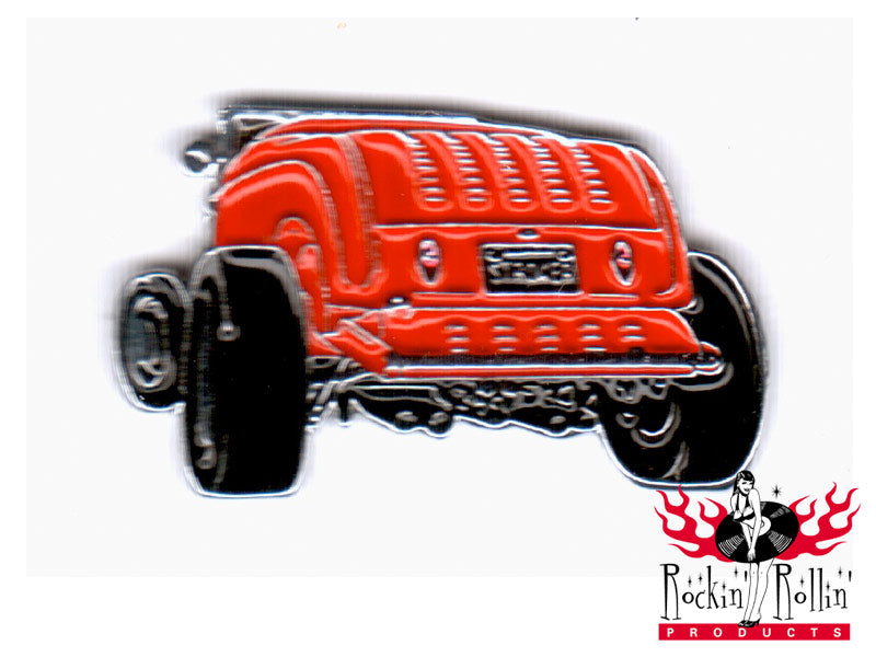 Hot Rod Pin - Hot Rod Heck, Rot