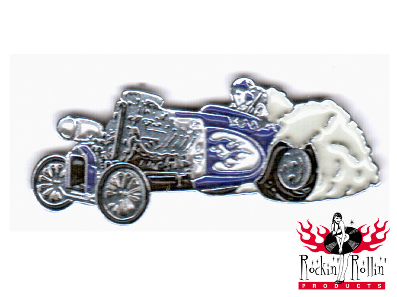 Hot Rod Pin - Oldtimer Dragster, Lila