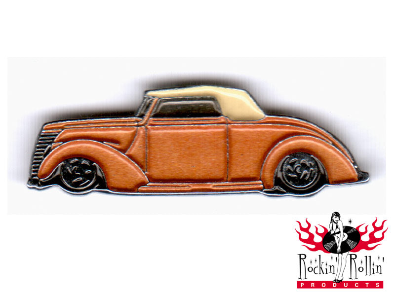 Hot Rod Pin - Street Rodder, Gold