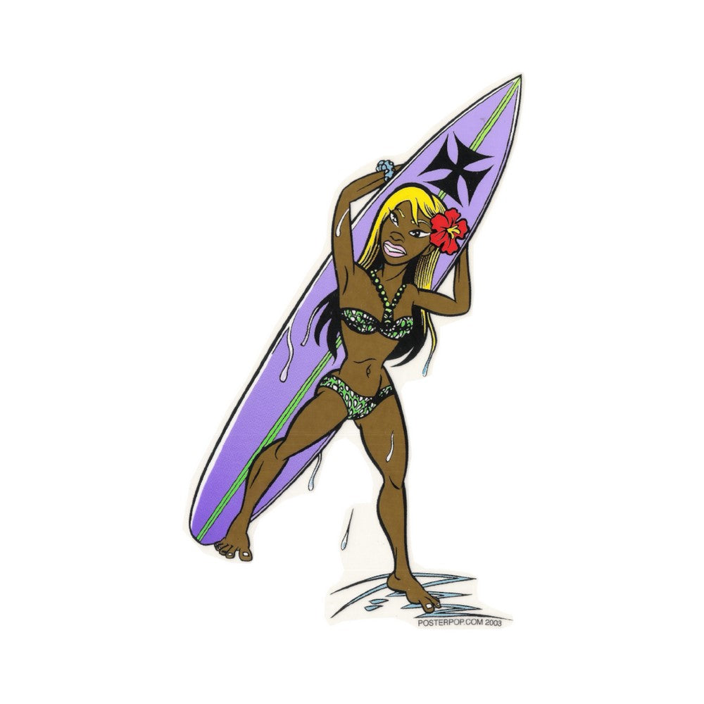 Pizz Aufkleber - Surfer Girl