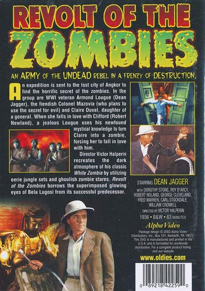 DVD - Revolt Of The Zombies