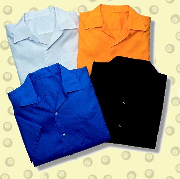 Royal Bowlingshirt - Blau