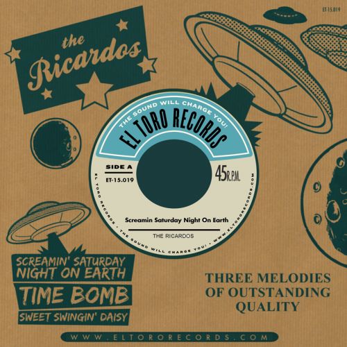 Single - Ricardos - Screaming' Saturday Night On Earth, Time Bom, Sweet Swingin' Daisy