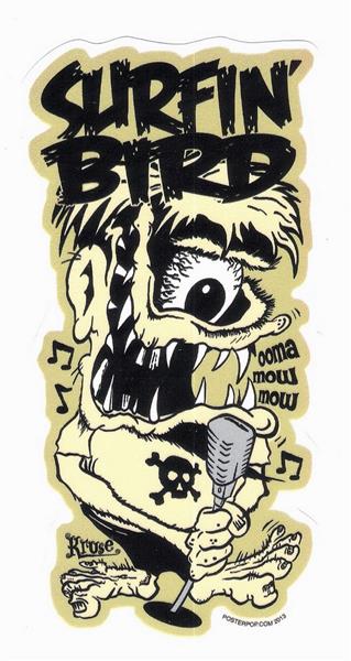 Robert Kruse Aufkleber - Surfin Bird