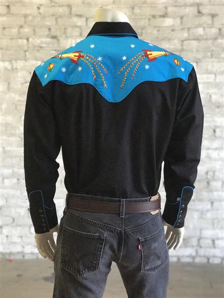 Western Shirt - Atomic Cowboy, bestickt