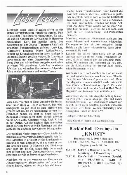 Magazin - Rock'n'Roll Musik Magazin 109