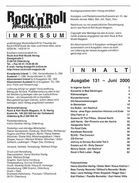 Magazin - Rock'n'Roll Musik Magazin 131