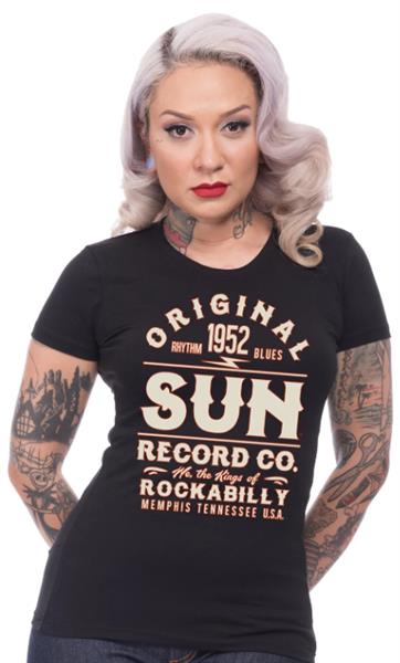 Girl-Shirt Steady - Original Sun Girl - Schwarz