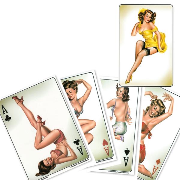 Postkarten-Set - 10x Pin Up Postkarten, gemischt