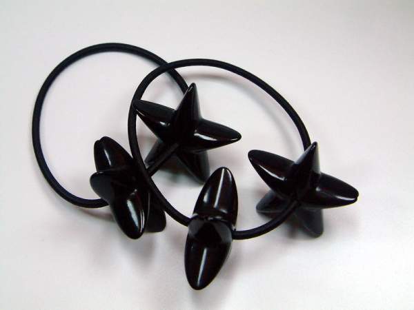 Haarband Stern - Schwarz