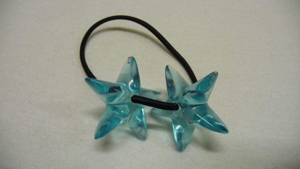 Haarband Stern - Hellblau - Transparent