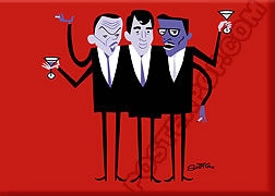 Shag Fridge Magnets - Hipster