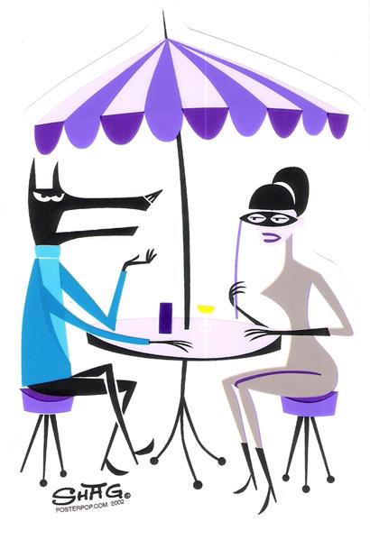 Aufkleber - Shag - Wolf Cafe