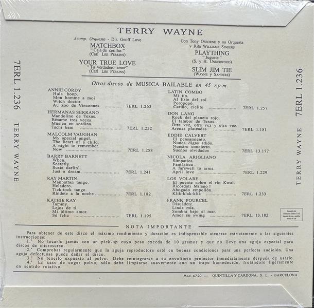Single - Terry Wayne – Matchbox