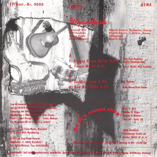 Single - Wyandoah - The Hillbilly And Country Session