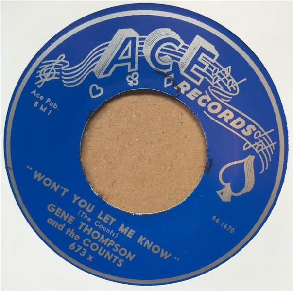 Single - Gene Thompson - You Don't Love Me , Won't You Let Me Know