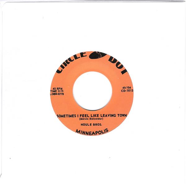 Single - Houle Bros - Dream Night, Sometimes I Feel Like Leaving Town
