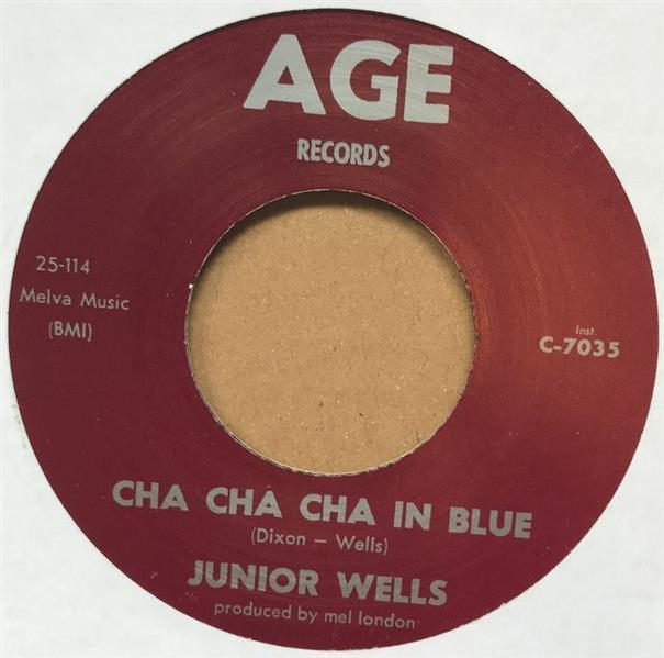 Single - VA - Ricky Allen - Cut You A Loose / Junior Wells - Cha Cha Cha In Blue