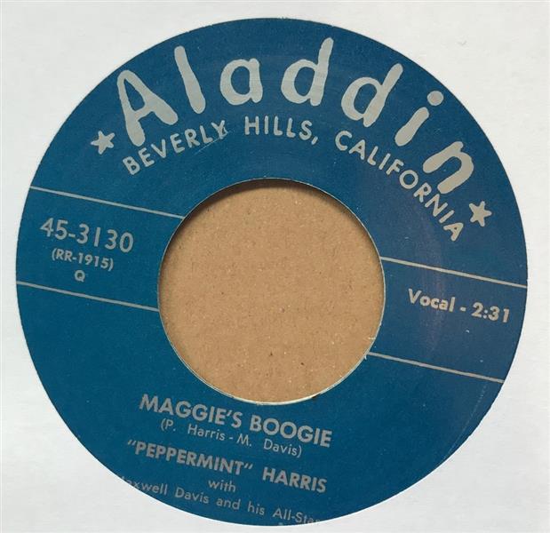Single - Peppermint Harris - Maggies Boogie / I Got Loaded