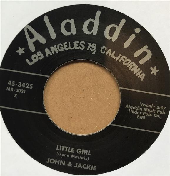 Single - Jackie And Joe - Little Girl / Raging Sea