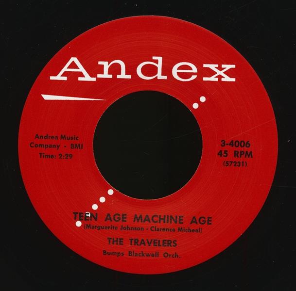 Single - Travelers - Teen Age Machine Age; Green Town Girl