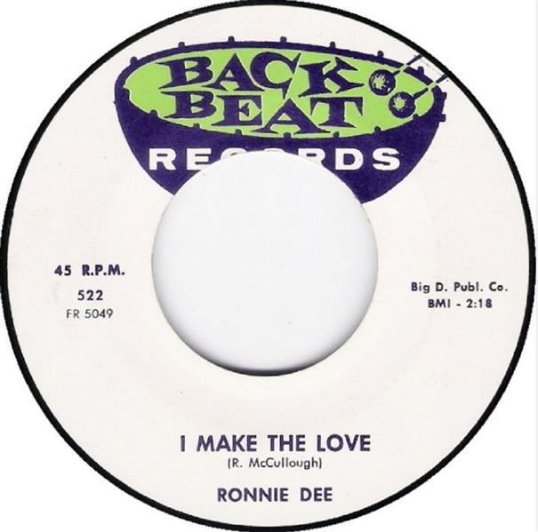 Single - Ronnie Dee - Action Packed, I Make The Love