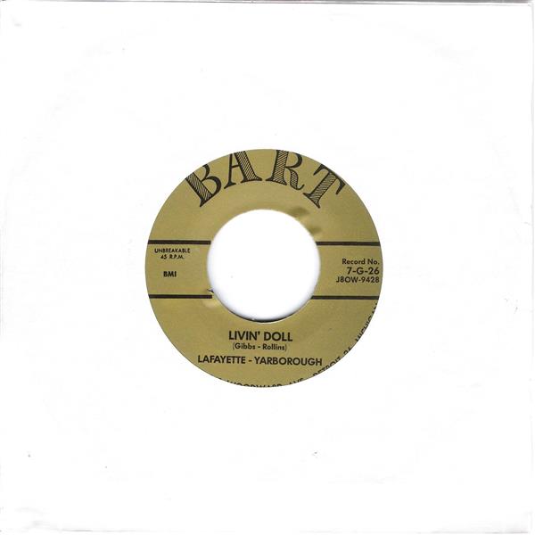 Single - Lafayette Yarborough - Cool Cool Baby, Livin' Doll