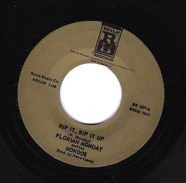 Single - Florian Monday & His Mondos - Rip It, Rip It Up