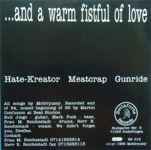 Single - Motörpussy - Gunride, Hate - Kreator, Meatcrap