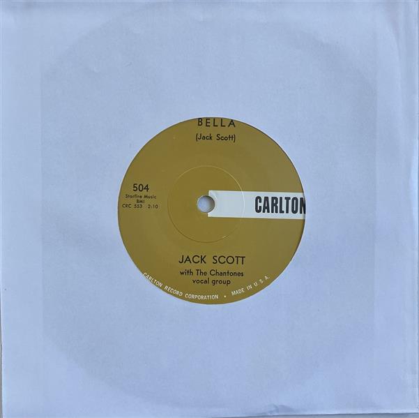 Single - Jack Scott - I Never Felt Like This; Bella