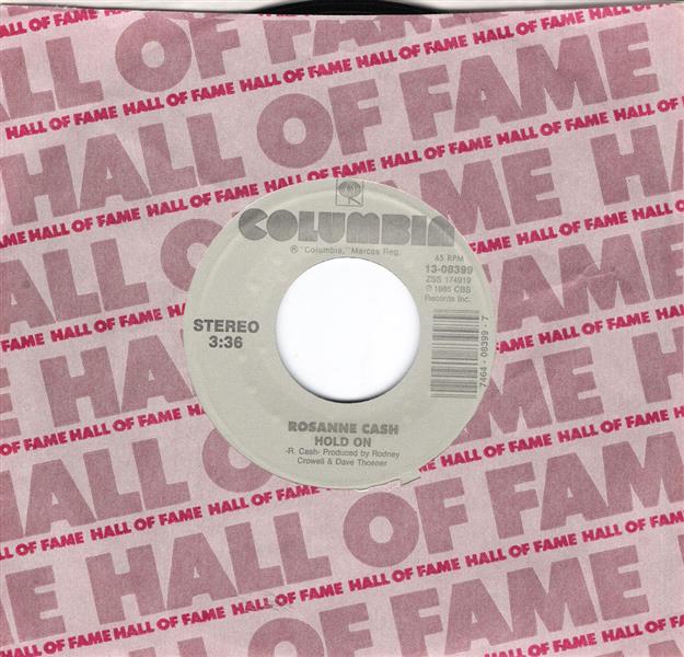 Single - Rosanne Cash - Hold On, Second To No One