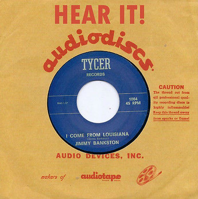 Single - VA - Jimmy Bankston - I Come From Louisiana / Curtis Willie - Blue Eyes Cryin' In The Rain