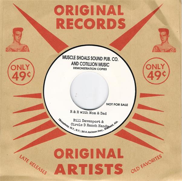 Single - Bill Davenport & Circle D Ranch Hands - R & R With Mom & Dad, Bill Inst. N.G.