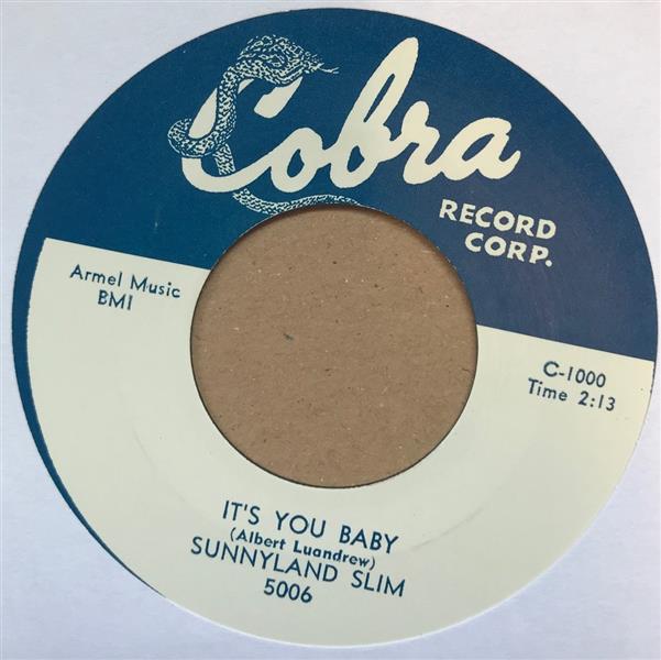 Single - Sunnyland Slim - It's You Baby; Highway 61