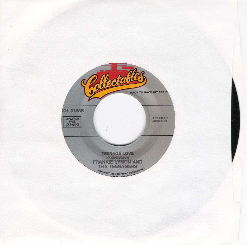 Single - Frankie Lymon & Teenagers - Paper Castles , Teenage Love