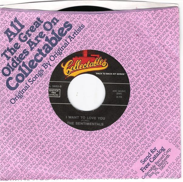 Single - VA - White Cliffs Of Dover-The Blue Jays , I Want To Love You-The Sentimentals