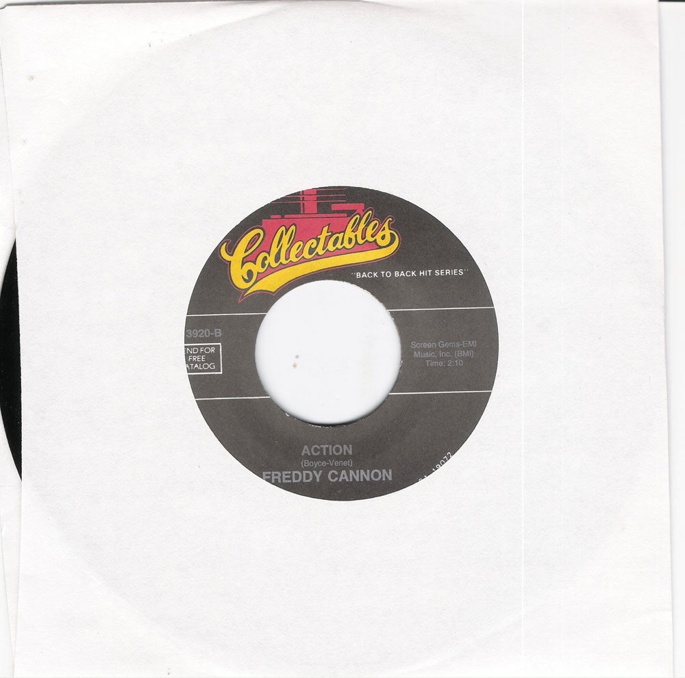 Single - Freddy Cannon - Way Down Yonder In New Orleans , Action