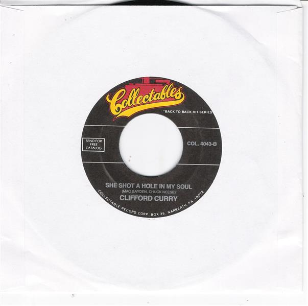 Single - VA - She Shot A Hole In My Soul -Clifford Curry , Dancing In The Moonlight- King Harvest