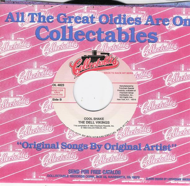 Single - Dell-Vikings - A Sunday Kind Of Love , Cool Shake