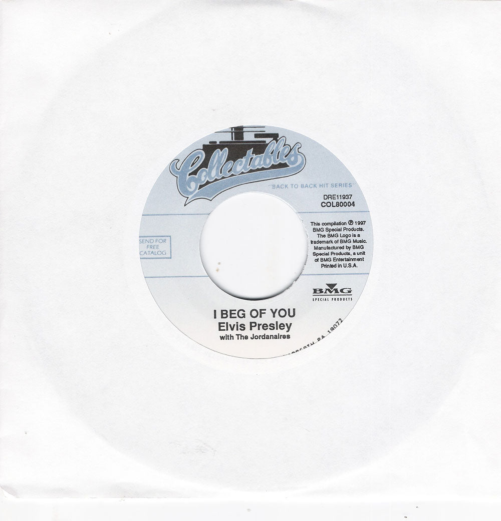 Single - Elvis Presley - Don't , I Beg Of You