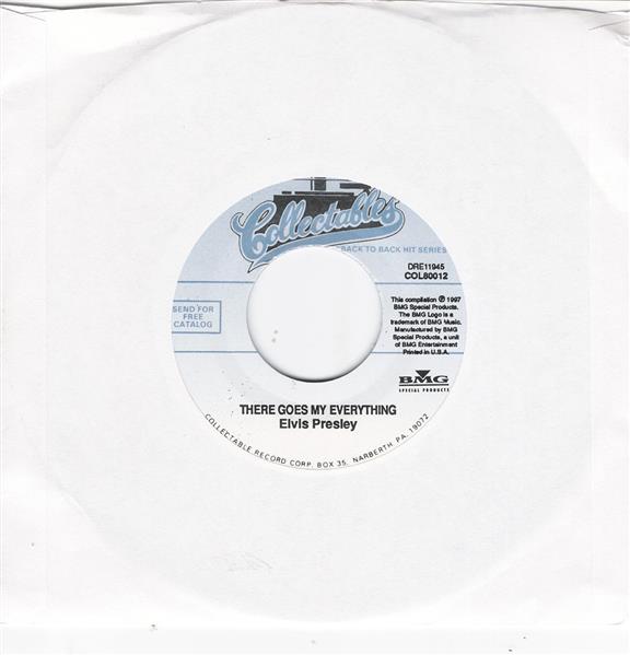 Single - Elvis Presley - I Really Don't Want To Know Re Goes My Everything