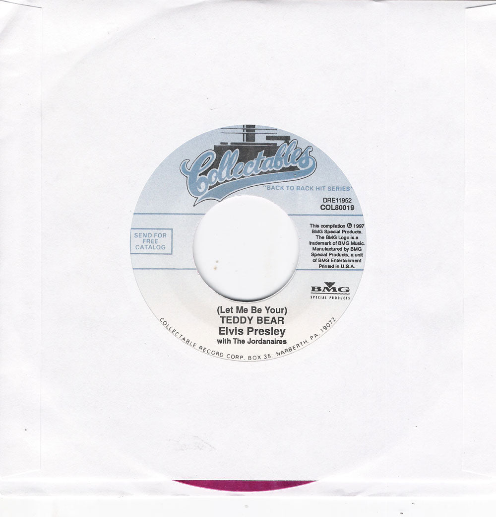 Single - Elvis Presley - Loving You , (Let Me Be Your) Teddy Bear