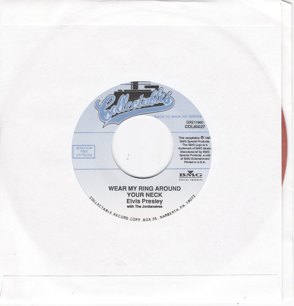 Single - Elvis Presley - Doncha Think It's Time , Wear My Ring Around Your Neck