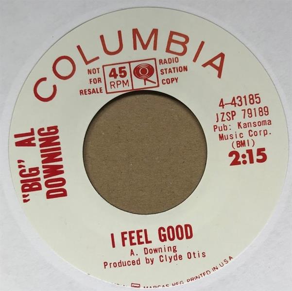 Single - Big Al Downing - Georgia Slop , I Feel Good