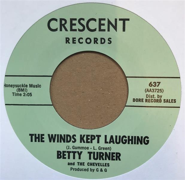 Single - Betty Turner - The Winds Kept Laughing / Little Miss Misery