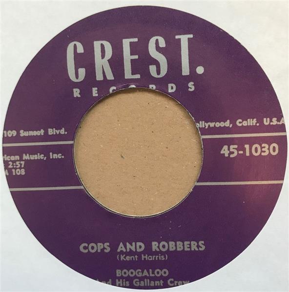 Single - Boogaloo - Cops & Robbers / Clothes Line