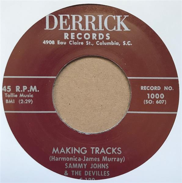 Single - Kip Anderson - I Wanna Be The Only One / Sammy Johns - Making Tracks