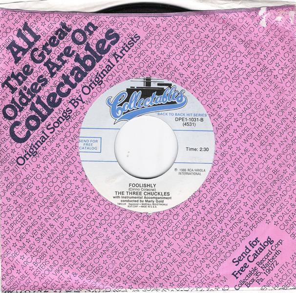 Single - Three Chuckles - Runaround, Foolishly