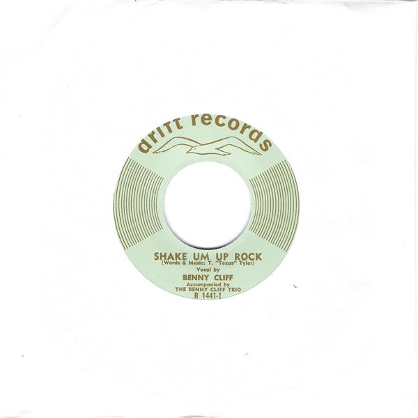 Single - Benny Cliff - Shake em up Rock, The Breaking Point